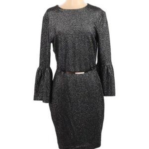 Ted Baker Bell Cuff Metallic Sheath Dress
